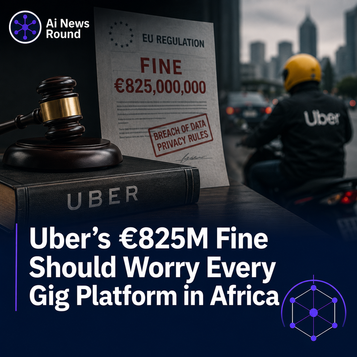 Uber's €825M fine set a new legal standard for algorithmic driver deactivations in Europe. No equivalent standard exists yet for gig platforms operating across Africa.