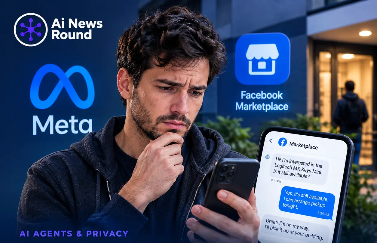 Meta Muse AI handling a Facebook Marketplace listing, illustrating reports that the AI agent shared a seller’s address and arranged a pickup that the seller said he had not approve